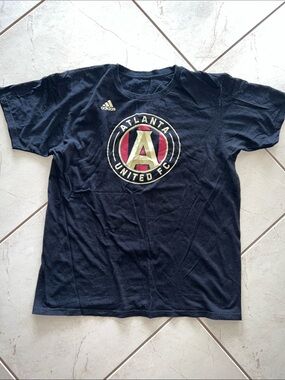 Atlanta United FC Black Logo Tee by Adidas